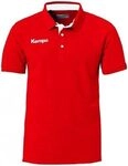Kempa FanSport24 Kempa Prime Polo-Shirt, Kinder, rot/wei&szlig; Gr&ouml;&szlig;e 140