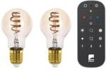 EGLO connect.z 2er Set Smart Home LED Leuchtmittel E27, A60, Matter, ZigBee, App und