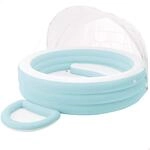 Intex Swim Center Baldachin Lounge Pool 57195NP (aufgeblasen, 177 x 221 x 137...