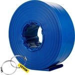 VEVOR Abflussschlauch, 1-1/2" x 105', PVC-Gewebe-Flachschlauch, robuster