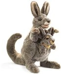 K&auml;nguru mit Baby/Kangaroo with Joey