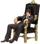 Scarface Tony Montana Figur schwarz/Gold, Bedruckt, aus 100% Kunststoff, in