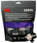 3M HVLP Hochleistungsd&uuml;senkopf Set f&uuml;r Druckbecher, 26814, Gr&ouml;&szlig;e 1.4, orange,