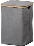 Kesper | W&auml;schesammler, Material: Polyester, Bambus, Ma&szlig;e: B: 33 x T: 33 x H:...