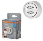 OSRAM SMART+ WiFi Alarmsirene, 90dB, 11 Alarmt&ouml;ne, LED-Blinklicht, USB-C,