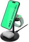 Greencell MagScape 3-in-1 MagSafe Ladeger&auml;t f&uuml;r iPhone 16/15/14/13, Apple...