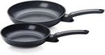 Fissler Ceratal&reg; Evo Classic Pfannen-Set 2-teilig (24 + 28 cm, Orbitschwarz)...