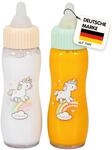Heless 930 - Magisches Puppenflaschen-Set Einhorn Henri, Puppen-Zubeh&ouml;r inkl. 2