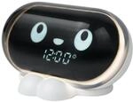 MUSE Kinder-Wecker mit LED-Display, Wei&szlig;es Licht, USB-C-Betrieb, 2x1,5V