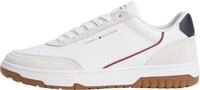 Tommy Hilfiger Men Th Basket Core Leather Suede Mix FM0FM05881 Low-Top, Blau,...