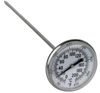 KS Tools 150.1963 Thermometer, 0-200&deg;C/0-400&deg;F, L =210mm