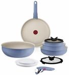 Tefal Ingenio Serenity Kochgeschirr-Set 11-teilig &ndash; stapelbar und platzsparendes