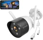 Tenda &Uuml;berwachungskamera Aussen WLAN, 1080P IP Kamera mit 30m Vollfarb-Nachtsicht,