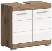 xonox.home Badezimmer Wave Waschbeckenunterschrank Badunterschrank Waschbecken