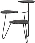 Athene | Plant Stand im schwarzen Marmor-Look