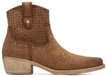 REFRESH - Freizeitstiefeletten Damen Kamel - Bequeme und vielseitige Schuhe -...