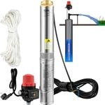 VEVOR 3, 5" Tiefbrunnenpumpe 750W Brunnenpumpe 105L/min Tauchpumpe max....