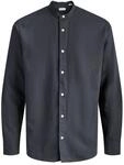 Jjebreeze Linen Blend Band Shirt L Pls - Plus Size