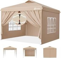 Sekey Pop Up Pavillon Wasserdicht Stabil Winterfest mit Seitenw&auml;nden,...