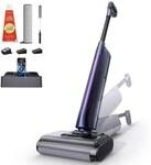 Ultenic AC1 Triflex Nass Trockensauger, 180&deg; Lay-Flat Saugwischer Kabellos, 55 Min