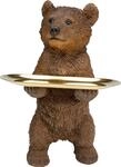 Kare Design Figur Butler Standing Bear, Braun, B&auml;r, Ablage, Deko,...