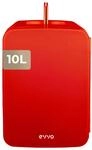 EVVO Mini-K&uuml;hlschrank F10 (rot), 10 l - K&uuml;hlschrank f&uuml;r Kosmetik und Make-up 