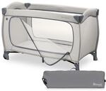 Hauck Sleep N Easyfold, Dark Grey - 2in1 Baby Reisebett & Laufstall ab Geburt...