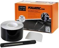 Foliatec Chrome Out Set Auto Zierleisten Folie Zierstreifen zum Folieren von Auto