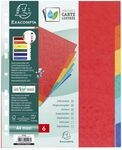 Exacompta 2406E 50er Pack Premium-Register f&uuml;r DIN A4 MAXI aus starkem
