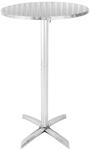 Bolero Flip Top Poseur Table St/St - 600mm dia
