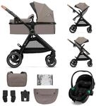Kinderkraft ESME PRO 3 in 1 Kinderwagen, Kombikinderwagen ab Geburt bis 22 kg,...