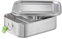 APS Edelstahl Lunchbox/Brotdose 1.100 ml inkl. Trennwand/auslaufsichere |...