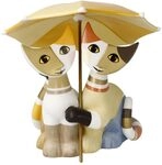 Goebel Katzenfigur Amici Sotto lṀombrello Rosina Wachtmeister Katzenwelt