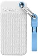 Verbatim Pocket SSD 1TB Externe SSD USB 3.2 Gen2 1000MB/s Wei&szlig; Hellblau