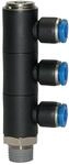 RIEGLER 135700-165.012-10 L-Mehrfachverteiler &raquo;Blaue Serie&laquo;, 3-fach drehbar, R 1/2