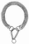 TRIXIE Zug-Stopp-Kettenhalsband Gr&ouml;&szlig;e L&ndash;XL: Halsumfang 60 cm/2,5 mm in silber -