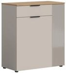 xonox.home - Kommode Slide 80x88x36 cm in Korpus Kaschmir und Evoke Oak...