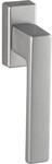 HOPPE 12151099 Fenstergriff Toulon, VK 7 x 32-42 mm, Aluminium edelstahlfarbig matt 