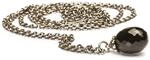 TrollBeads Damen-Charmskette 925 Sterling Silber Fantasy mit Onyx 70 cm TAGFA-00002