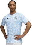 PUMA Manchester City FC Herren Aufw&auml;rmtrikot 25/26, Blau (Silver Sky), S