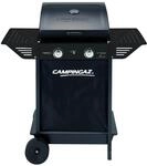 Campingaz Xpert 100 LS Plus Rocky Gasgrill aus Lavastein, BBQ-Wagen mit 2 Brennern