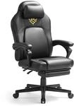 SONGMICS HOME Gaming-Stuhl, ergonomischer Computerstuhl mit Fu&szlig;st&uuml;tze,...
