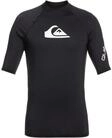 Quiksilver All Time - Kurz&auml;rmliger Rashguard mit UPF 50 f&uuml;r M&auml;nner Schwarz