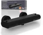 EISL Badewannenarmatur CARNEO, Mischbatterie mit Thermostatregulierung in Schwarz