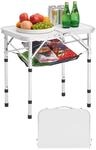 VEVOR Klapptisch Buffettisch tragbarer Allzwecktisch 60 x 40 cm,...