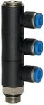 RIEGLER 135693-172.012-8 L-Mehrfachverteiler &raquo;Blaue Serie&laquo;, 3-fach, drehbar,...