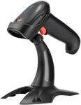 Tera Pro kabelloser 2D-Barcode-Scanner, Bluetooth, QR-Code-Leser mit St&auml;nder, 2.200