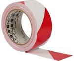 3M 767i Gefahren-Markierungs-Klebeband, 50 mm x 33 m, Rot/Weiss (1-er Pack)
