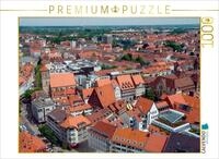 CALVENDO Puzzle Hildesheim von Oben 1000 Teile Puzzle quer | Lege-Gr&ouml;&szlig;e cm