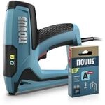 NOVUS TOOLS Elektrotacker J-120 Set mit 1800 Klammern │ Elektrische Tackerpistole